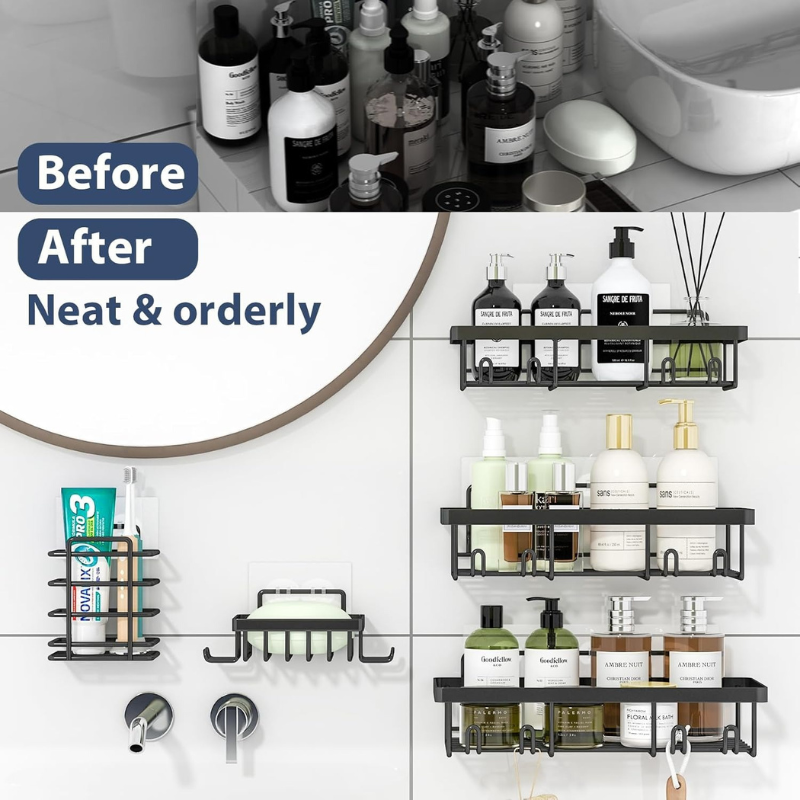Bathroom Shelf Organizer Set