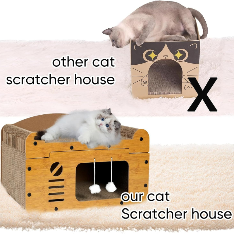 Extra-Large Cardboard Cat House