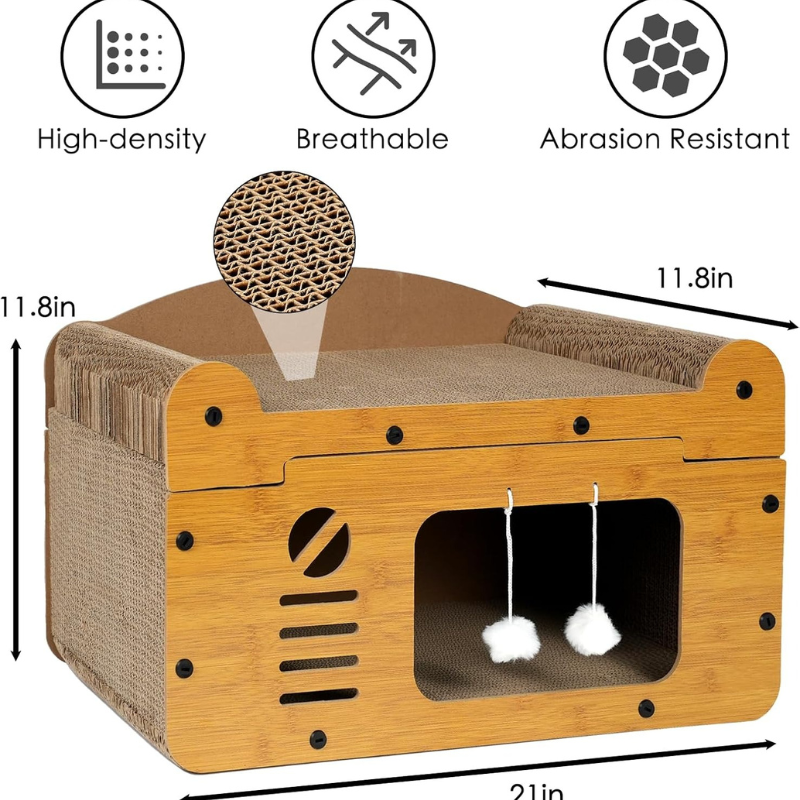 Extra-Large Cardboard Cat House