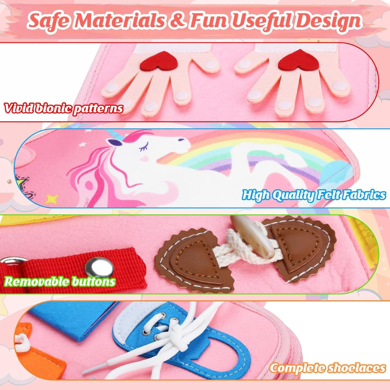 Hahaland Toddler Busy Board