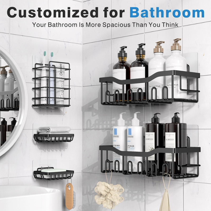 Bathroom Shelf Organizer Set