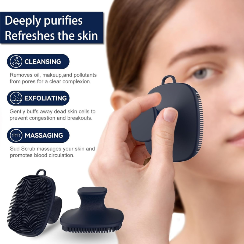 Silicone Bath Brush Set