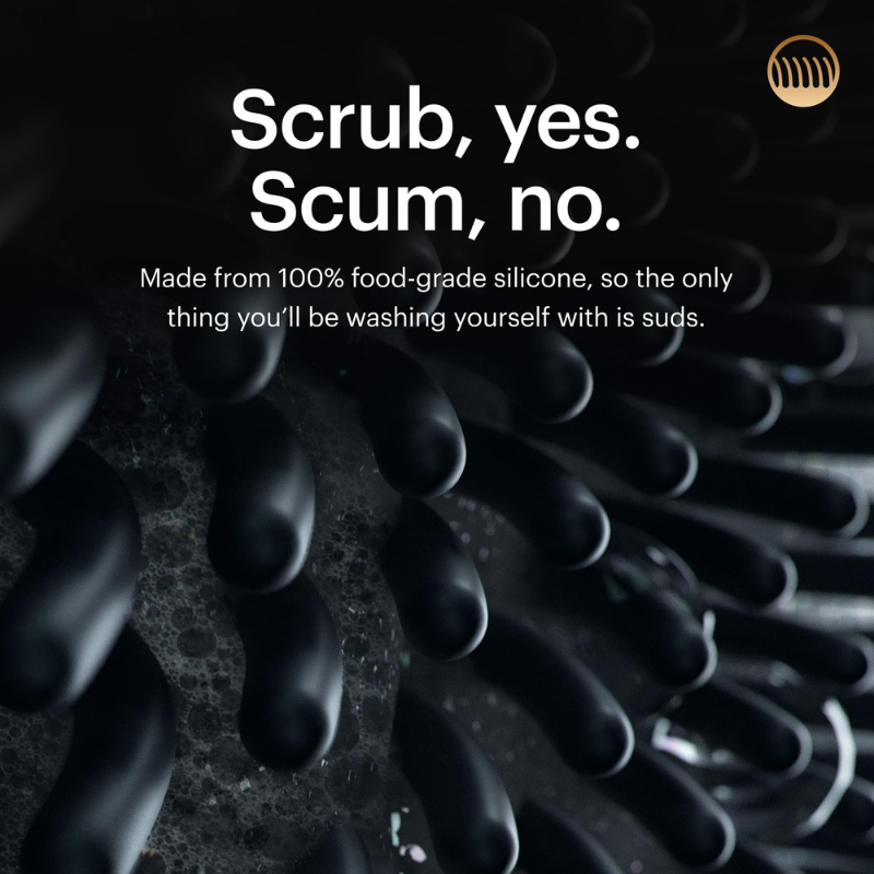 Silicone Bath Brush Set