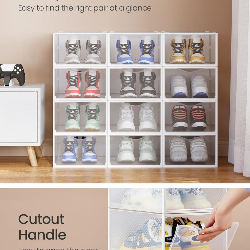 Stackable Shoe Boxes Set