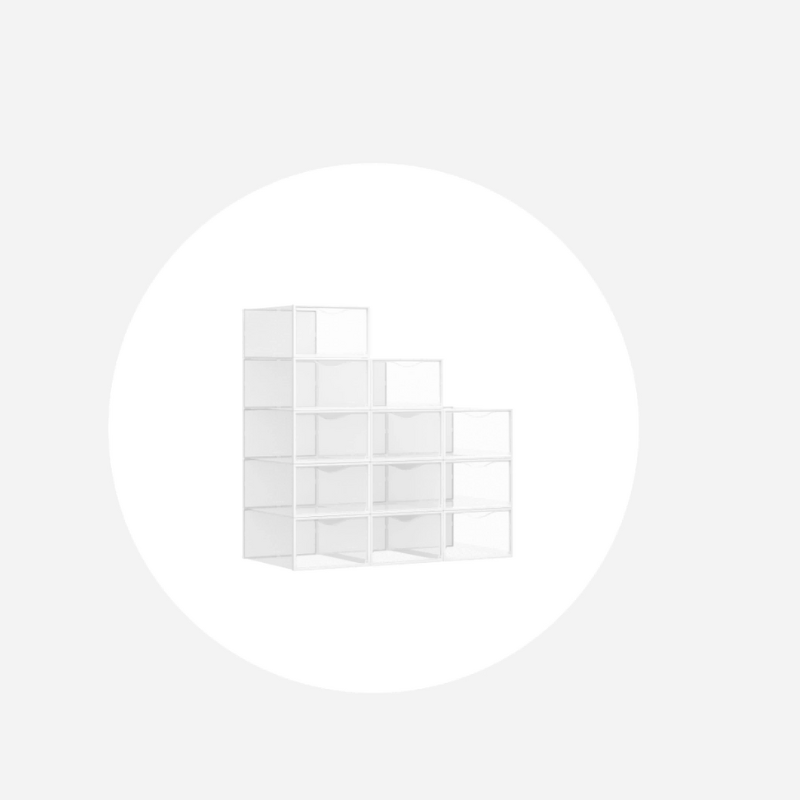 Stackable Shoe Boxes Set