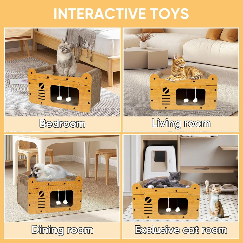 Extra-Large Cardboard Cat House