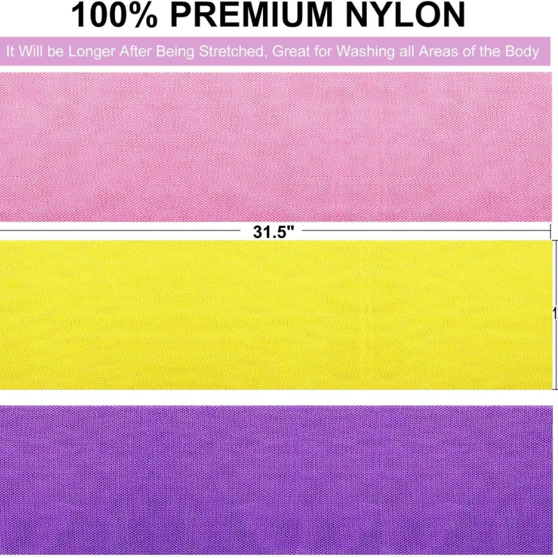 3-Piece African Bath Sponge