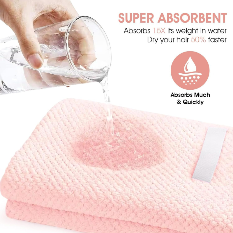 Large Microfiber Hair Towel