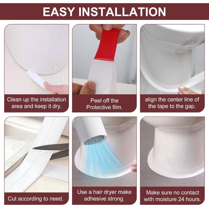 White Caulk Tape
