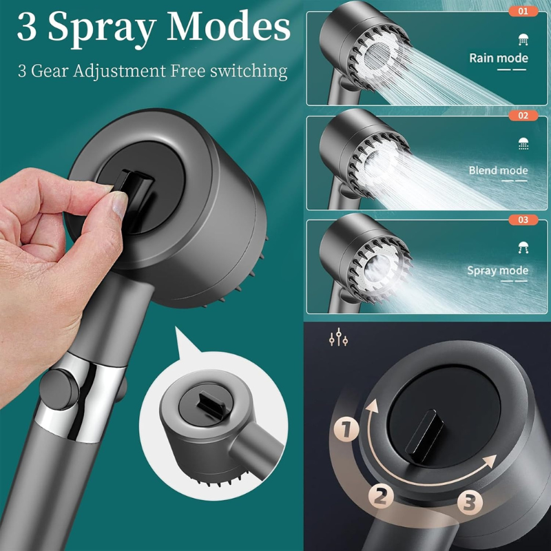 3 Spray Mode Shower