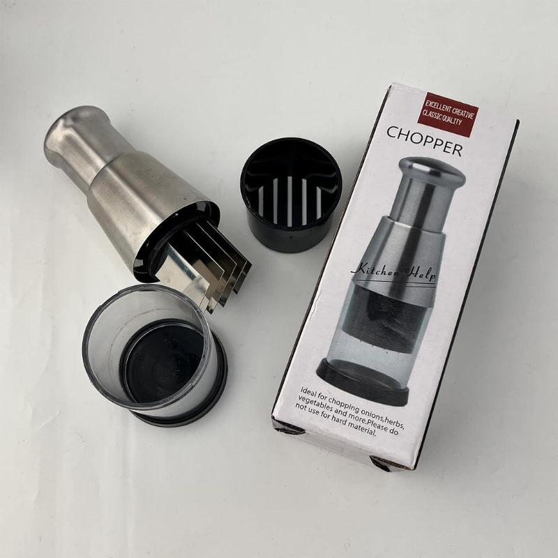 Stainless Garlic Press Chopper