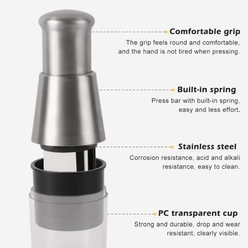 Stainless Garlic Press Chopper