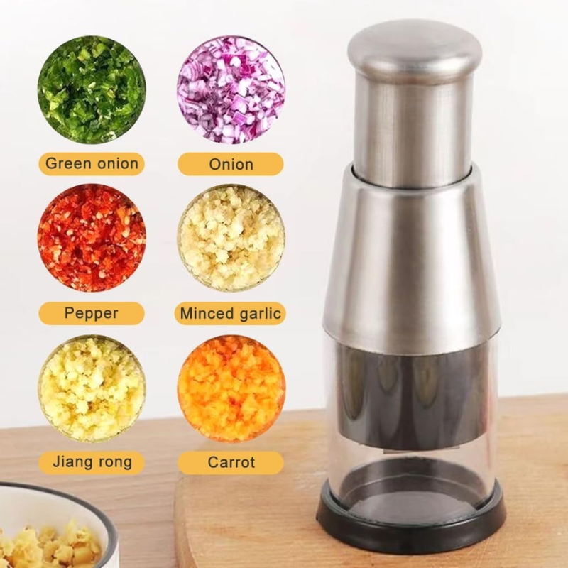 Stainless Garlic Press Chopper