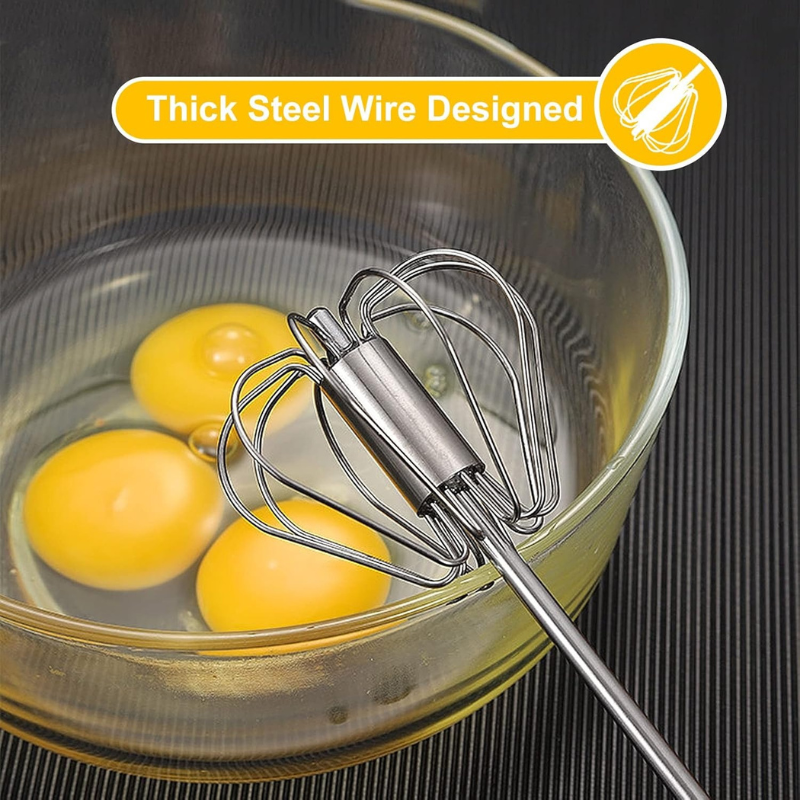 Stainless Steel Push Whisk