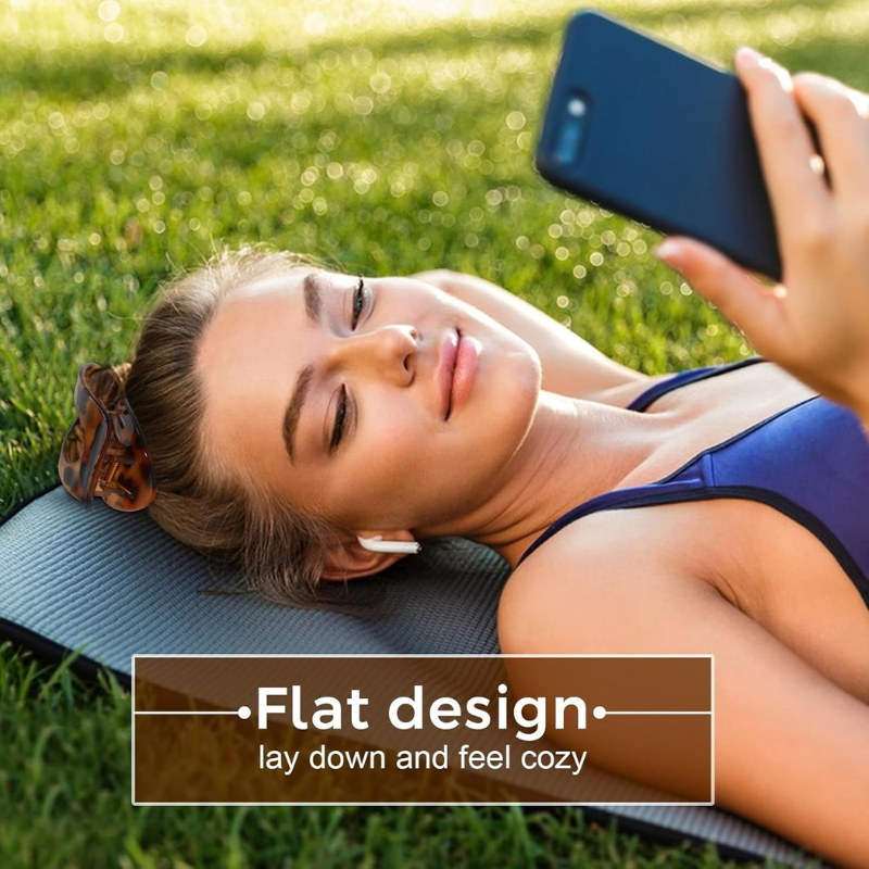 4 Pcs Flat Hair Claw Clips