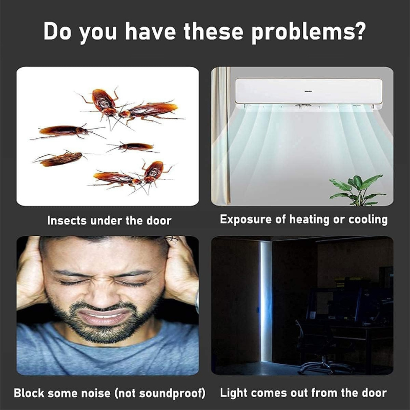 One Sided Door Draft Stopper