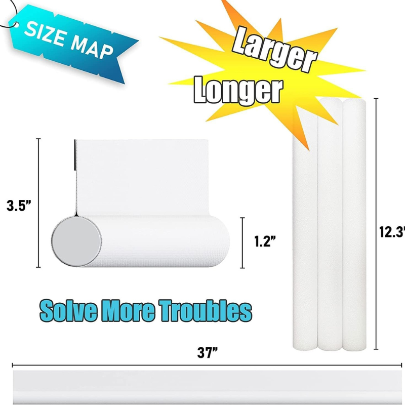 One Sided Door Draft Stopper