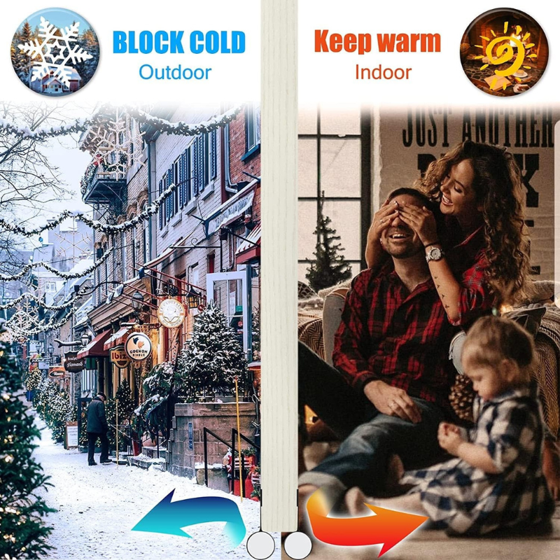 One Sided Door Draft Stopper