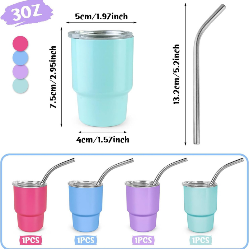 3oz Mini Tumbler Set