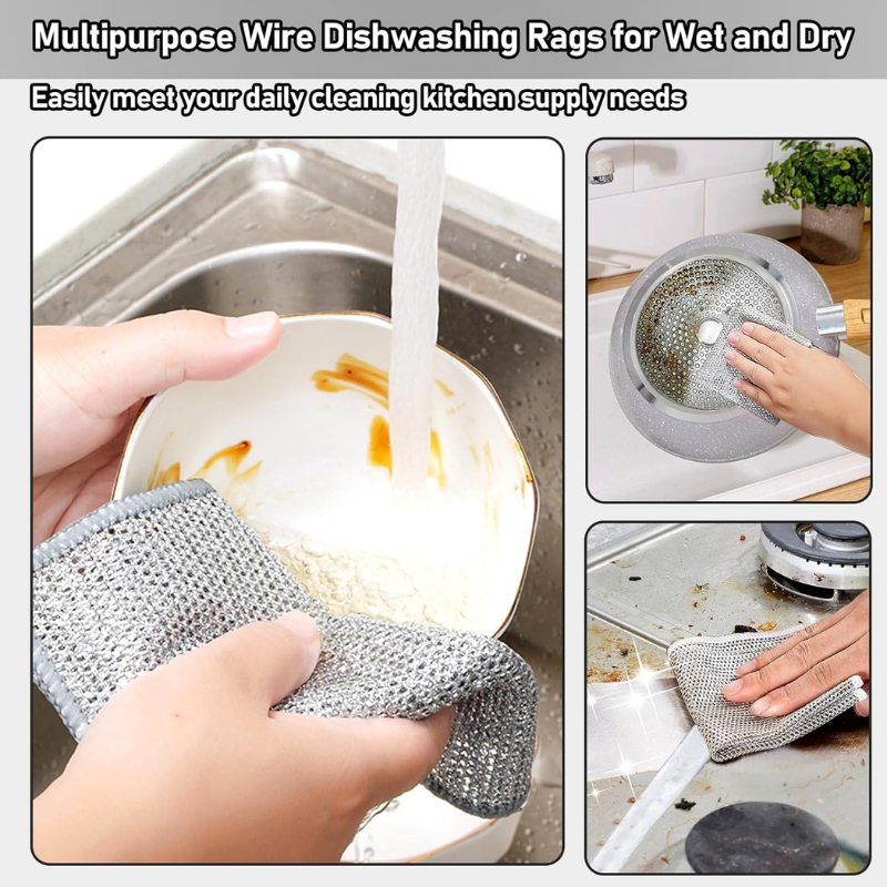 8 Pcs Multipurpose Dishwashing