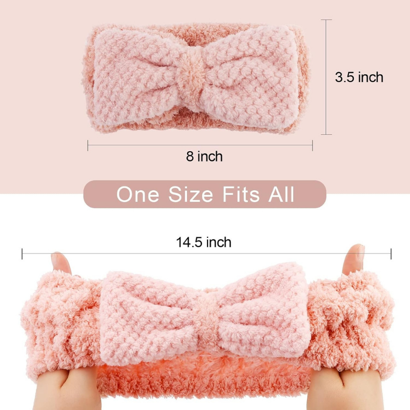 2 Pack Spa Headbands